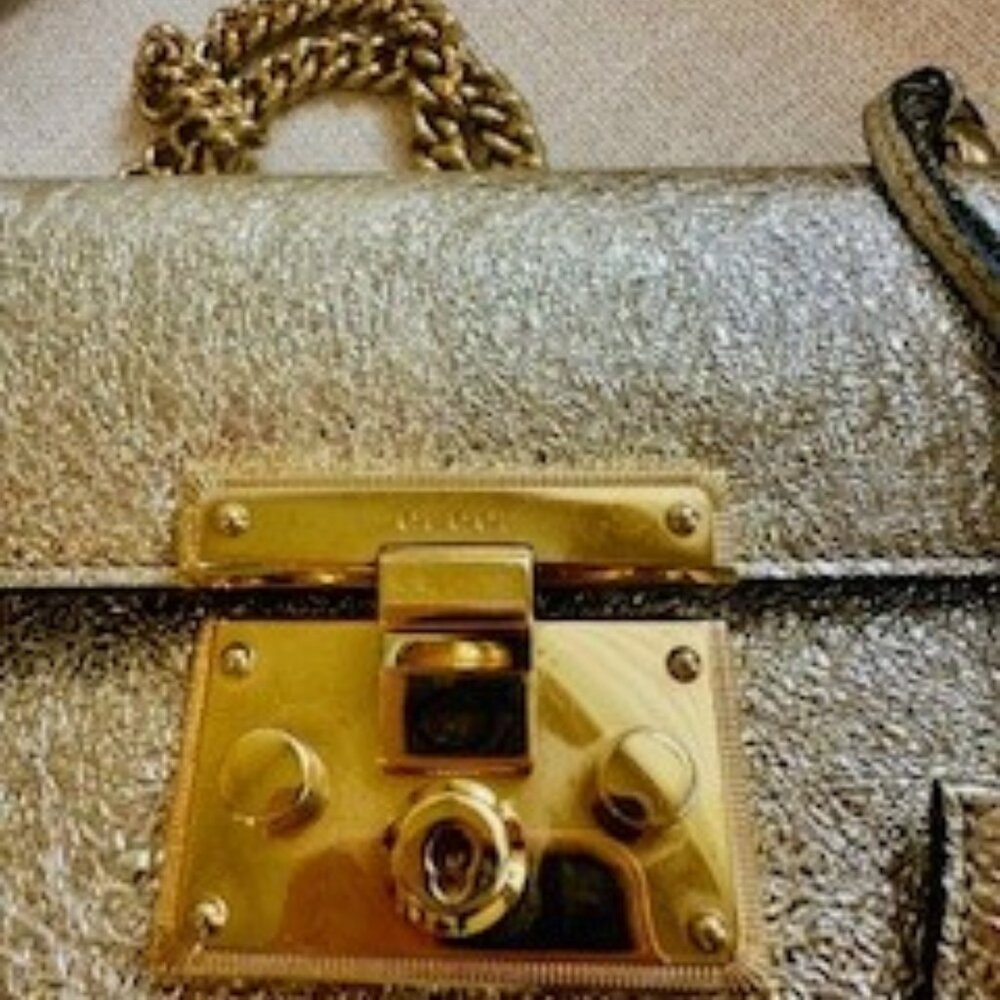 Gucci Purse Gold/Black - image 5